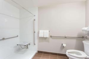 A bathroom at Microtel Inn and Suites by Wyndham Kitimat
