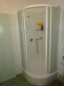 Koupelna v ubytování Apartmán Kvapil Lipová-lázně