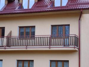 Balkón nebo terasa v ubytování Apartmán Kvapil Lipová-lázně