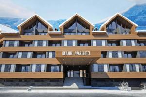 Üldine mäevaade või majutusasutusest New Gudauri Block 4, Gondola apartment pildistatud vaade