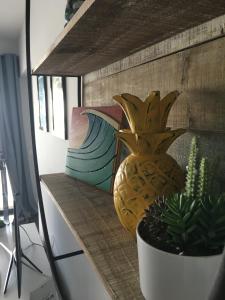 A seating area at Beach Life