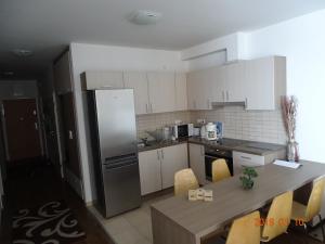 Kuchyňa alebo kuchynka v ubytovaní GaleriusBeach Deluxe Apartment