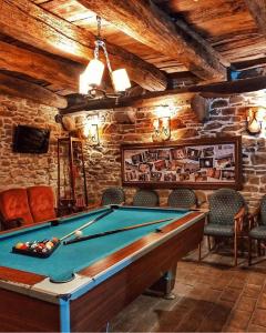 Biliár nebo kulečník v ubytování Casa Savri