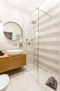 Koupelna v ubytování Saltwater Apartment + 22 fotografií