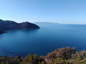 a view of a large body of water at Bike&Boat Argentario Hotel in Porto Santo Stefano