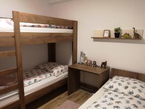 Posteľ alebo postele v izbe v ubytovaní Romantic Chopok Juh Apartment 22