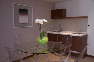 Una cocina o cocineta en Hotel Aurel