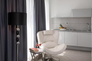 Un lugar para sentarse en Hotel Aurel