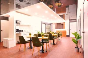 Istumisnurk majutusasutuses OYO Hostel Myeongdong 3