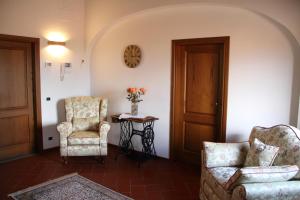 Posezení v ubytování Podere Fichereto Tuscany Apartment in Florence countryside