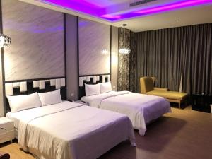Ένα ή περισσότερα κρεβάτια σε δωμάτιο στο Idee SPA Motel