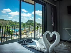 Nespecifikovaný výhled na hory nebo výhled na hory při pohledu z hotelu