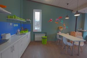 Kuchyň nebo kuchyňský kout v ubytování Dream Hostel Odessa