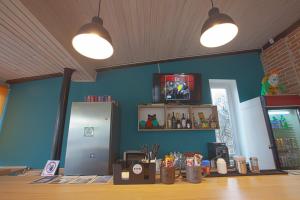 TV a/nebo společenská místnost v ubytování Dream Hostel Odessa