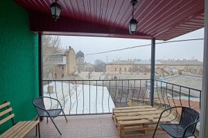 Balkón nebo terasa v ubytování Dream Hostel Odessa