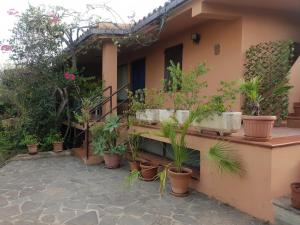 A garden outside Villetta Porto Corallo
