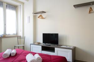 TV a/nebo společenská místnost v ubytování Melibi - Re Lear Apartments
