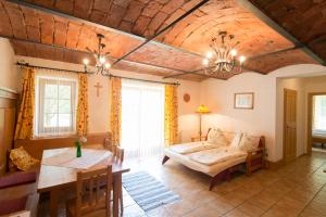 Cama o camas de una habitación en Kürbishof Gartner