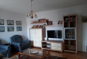 Knižnica v apartmáne