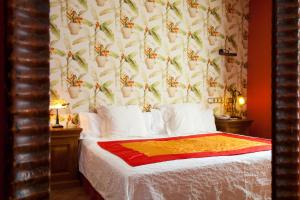 Postel nebo postele na pokoji v ubytování Hotel Katxi