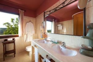 Koupelna v ubytování Hotel Katxi