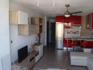 Kuchyň nebo kuchyňský kout v ubytování APARTAMENTO GALTOR 10