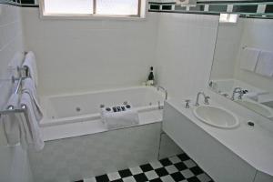 Salle de bains dans l'établissement Hermitage Motor Inn