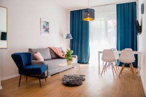 Posedenie v ubytovaní Apartamenty Rakowicka WAWELOFTS