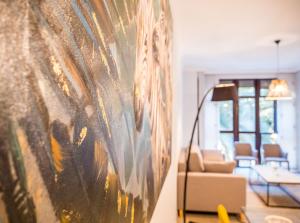 A seating area at MALAGA CENTER EXPERIENCE - Premium Apartment