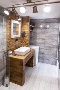 Koupelna v ubytování Apartament Łania Frania