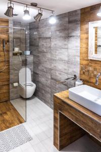 Koupelna v ubytování Apartament Łania Frania