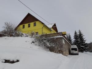 Apartmány Yellow v zimě