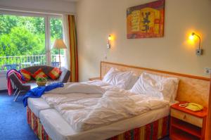 Voodi või voodid majutusasutuse Hotel Excelsior toas