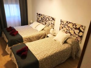 Posteľ alebo postele v izbe v ubytovaní HabitaHost Colón