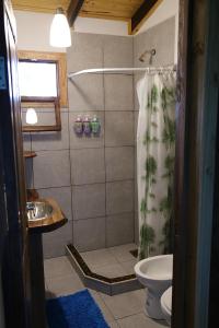 Phòng tắm tại Piel de Timbó