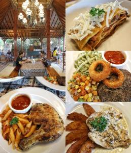 Makanan di atau berdekatan rumah tamu ini