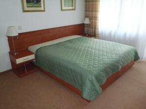 Postel nebo postele na pokoji v ubytování Hotel Bazant