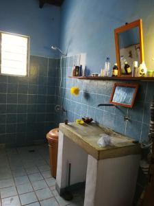 Kylpyhuone majoituspaikassa Dario's Room1