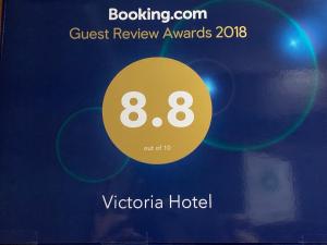 Majutusasutuses Victoria Inn olev sertifikaat, autasu, silt või muu dokument