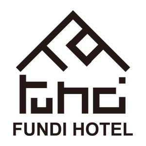a logo for the hotel fridi hotel at FUNDI Hotel in Tainan