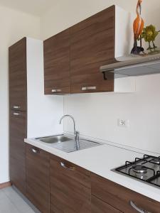 A kitchen or kitchenette at Flora Még 24 kép