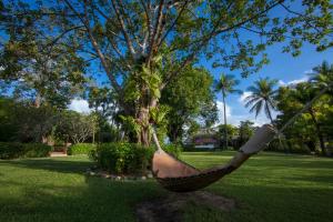 a hammock hanging from a tree in a park at Bandara Spa Resort & Pool Villas, Samui in Bophut