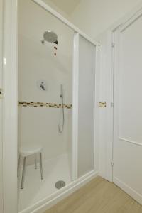 A bathroom at Casa Malìca