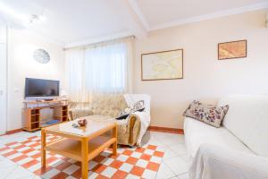 Televízia a/alebo spoločenská miestnosť v ubytovaní Apartment Miha Marusic