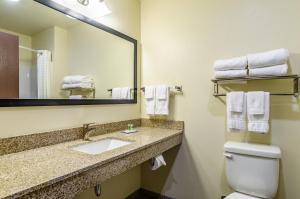 Kylpyhuone majoituspaikassa Cobblestone Inn & Suites - Bridgeport