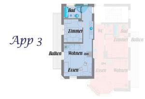 Plan piętra w obiekcie Villa St. Oswald