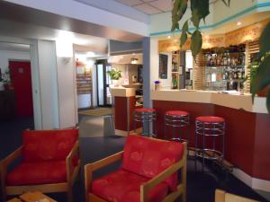 Posezení v ubytování Hotel Inn Design Moutiers