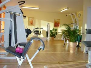 Fitness centrum a/nebo fitness zařízení v ubytování Espelkamp Gästehaus
