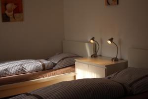 Ein Bett oder Betten in einem Zimmer der Unterkunft Sohre