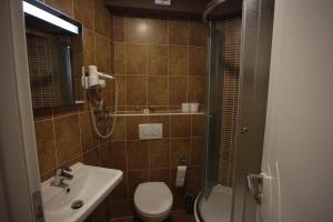 Koupelna v ubytování Villa Slavka